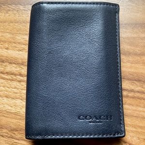 Coach bifold wallet - navy